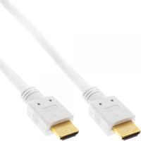 InLine 4K (UHD) HDMI Kabel, white - 0,5m kabelis video, audio