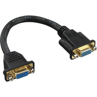 Kabel InLine VGA 15pin (F/F) Black (17302G)