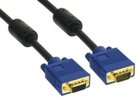 Kabel InLine S-VGA przedluzacz Kabel Premium 15HD meski - zenski Black 5m (17745S) kabelis video, audio