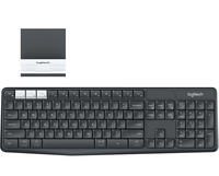 Logitech Wireless Keyboard K375s black (QWERTZ - vācu izkārtojums) klaviatūra