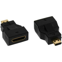 Adapter AV InLine HDMI C zenski - HDMI D meski pozlacany - markowy (17690C)