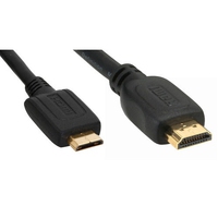 InLine Mini HDMI auf HDMI Kabel High Speed 5m - black kabelis video, audio