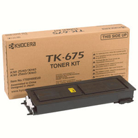 Toner Kyocera TK 675 | 20000 pages | Black | KM 2540 2560 3040 3060 toneris