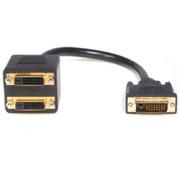 StarTech.com DVI-D auf 2x DVI-D 30cm Splitter Kabel - Dual Link DVI25 Y-Kabel... adapteris