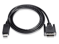MicroConnect 9G43-MA-BK DisplayPort - DVI 24+1 M-M 1m Black, Dual-Link kabelis video, audio