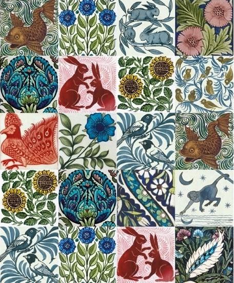 Museums & Galleries Karnet 17x14 Arts and Crafts tile designs 336413 (5015278350370)