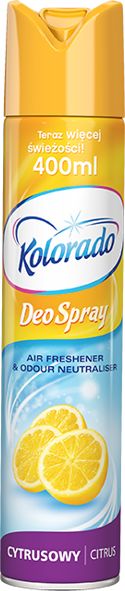 Colorado Air freshener Colorado Deo Spray - Citrus 400ml Sadzīves ķīmija