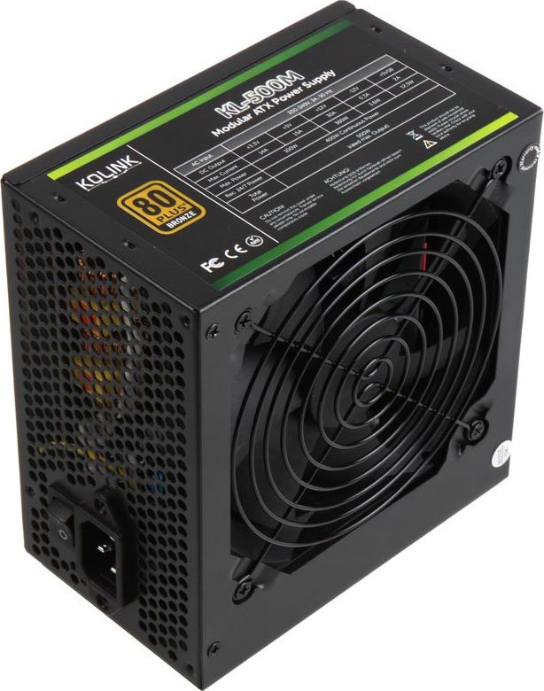 Kolink Modular Power 80 PLUS Bronze Netzteil - 500 Watt Barošanas bloks, PSU