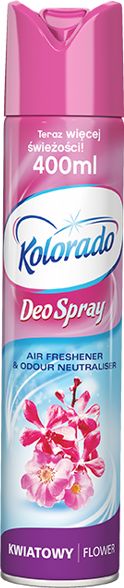 Kolorado Odswiezacz powietrza kolorado Deo Spray-Kwiatowy 400ml uniwersalny CH0676 (5902506008243)