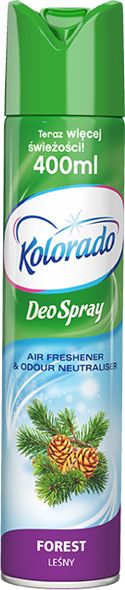 Kolorado Odswiezacz powietrza kolorado Deo Spray-Lesny 400ml uniwersalny CH0673 (5902506009042)