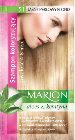 Marion Szampon koloryzujacy 4-8 myc nr 51 jasny perlowy blond 40 ml 7851 (5902853005513)