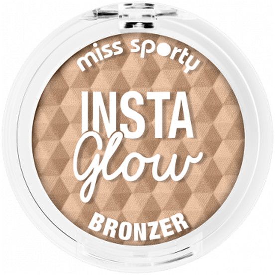 Miss Sporty Bronzer do twarzy Insta Glow Bronzer 001 Sunkissed Blonde 5g 3614221753507 (3614221753507) kosmētika ķermenim