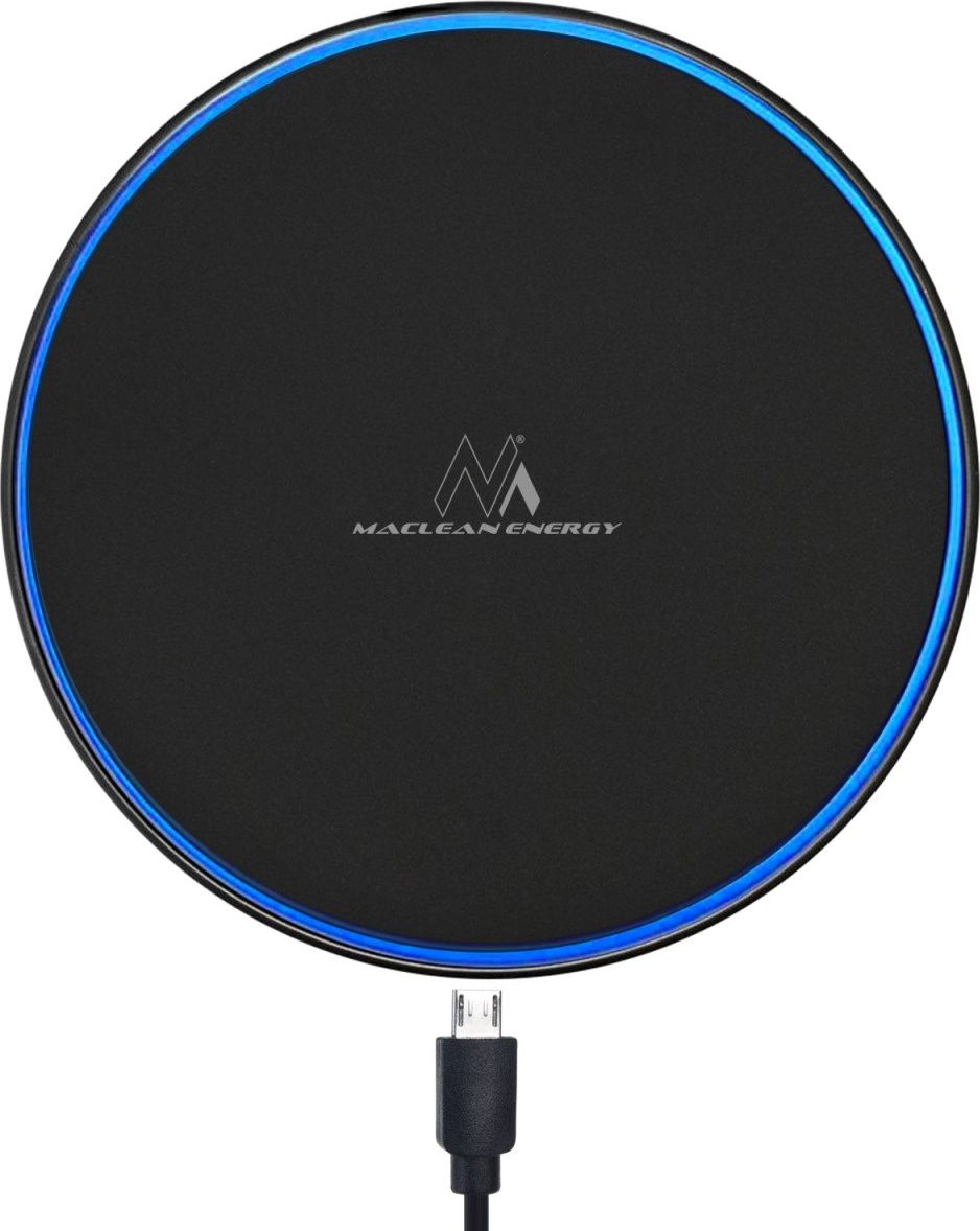 Maclean MCE250B wireless charger, Fast Charge, black iekārtas lādētājs