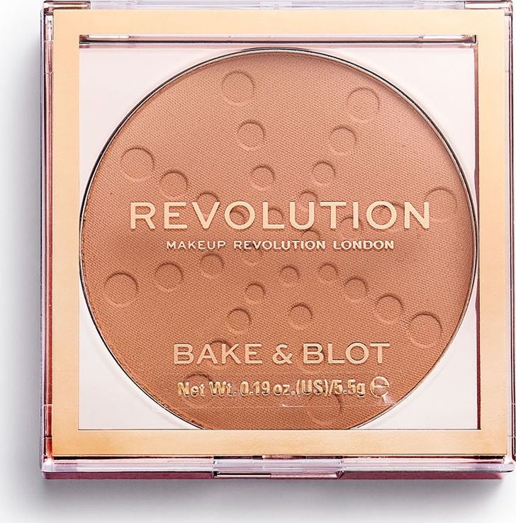 Makeup Revolution Prasowany puder Bake & Blot Peach 7378368 (5057566078368)