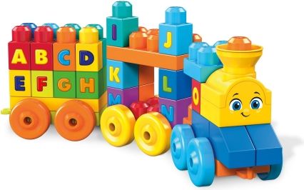 Mega Bloks ABC train with sounds (FWK22) konstruktors