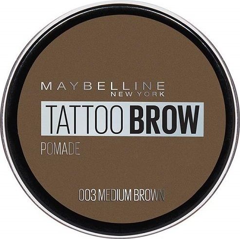 Maybelline  MAYBELLINE_Tattoo Brow pomada do brwi 03 Medium 3600531516734 (3600531516734) ēnas