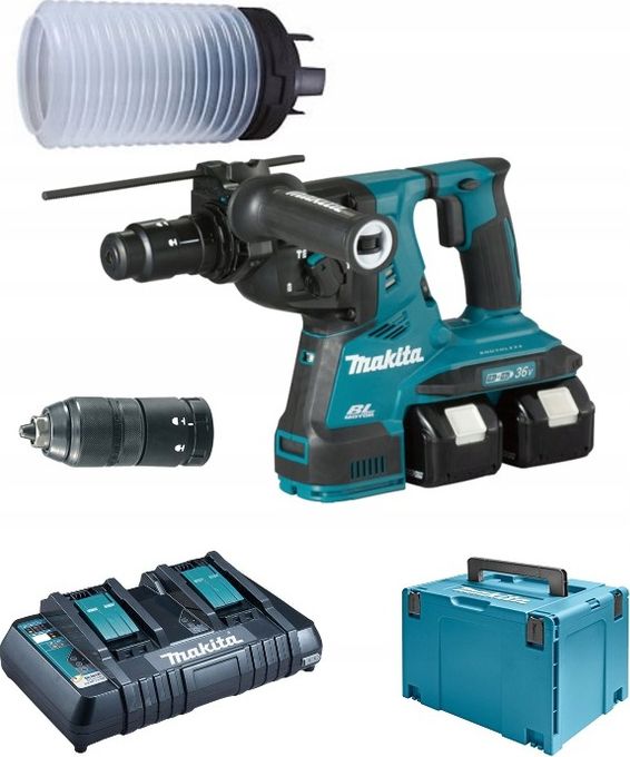 Makita DHR283T2JU hammer drill 2 x 18 V