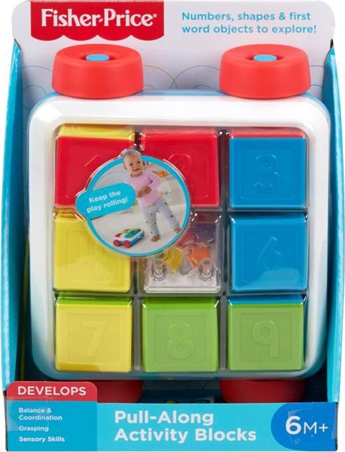 Mattel Fisher-Price Aktywizujace klocki do ciagniecia GJW10 MATTEL GJW10 (0887961818949)