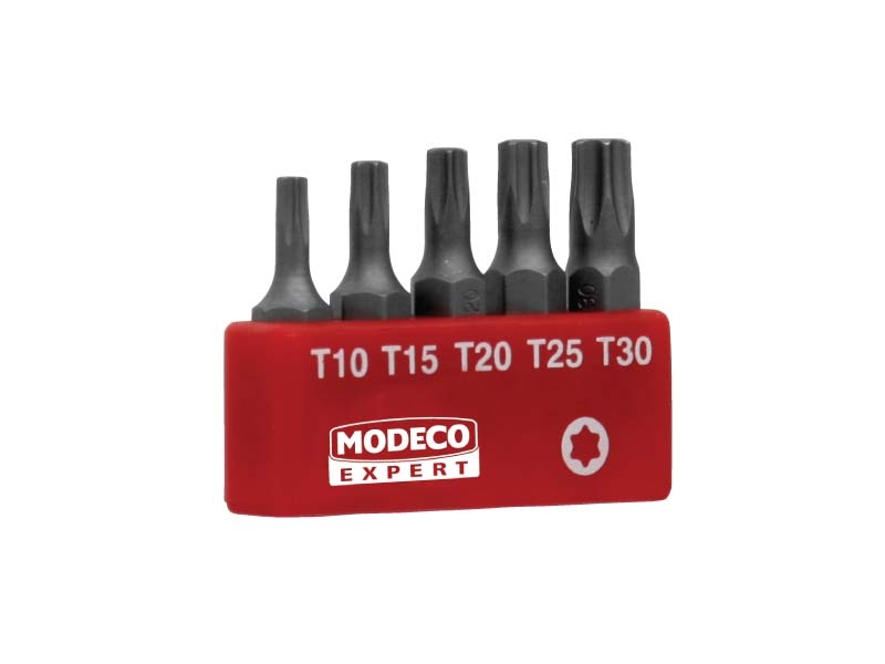 Modeco Komplet grotow Torx 25mm T10-T30 5szt. (MN-15-515) MN-15-515 (5906757271678)