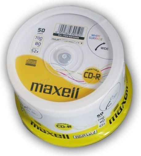 Maxell CD-R 700 MB 52x 50 sztuk (624006.40) 624006.4 (4902580390501) matricas