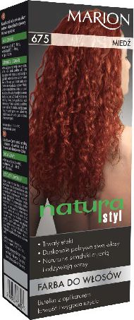 Marion Farba do wlosow Natura Styl nr 675 miedz - 78675 78675 (5902853106753)