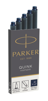 Parker 1x5 ink cartridge 3501179503851 Quink blue black 1950385