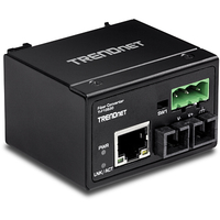 TRENDnet TI-F10S30 Konverter Industrial 100Base-FX Single M. SC 30KM IP 30 Serveru aksesuāri