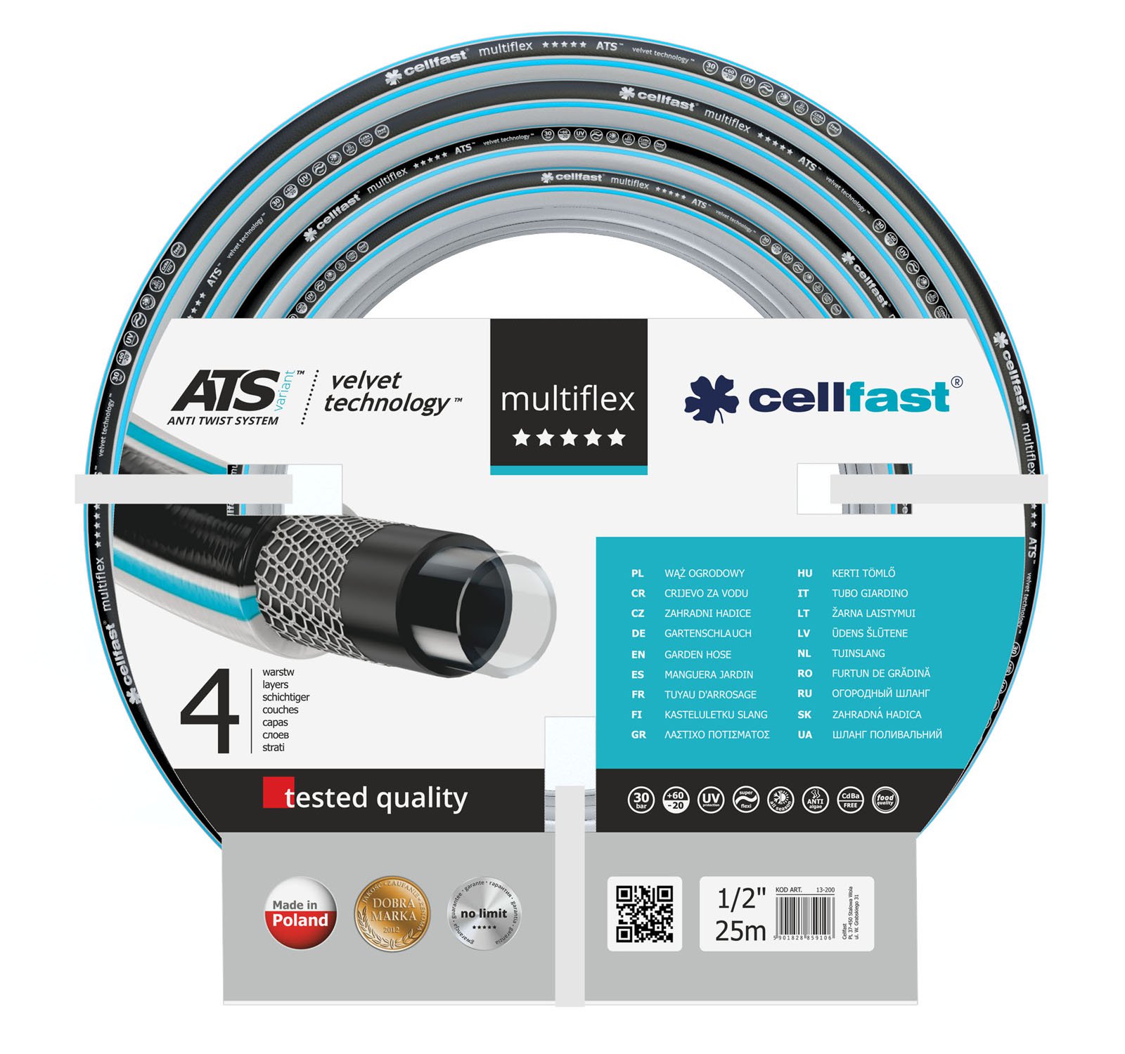 Cellfast Garden hose MultiFlex 3/4 