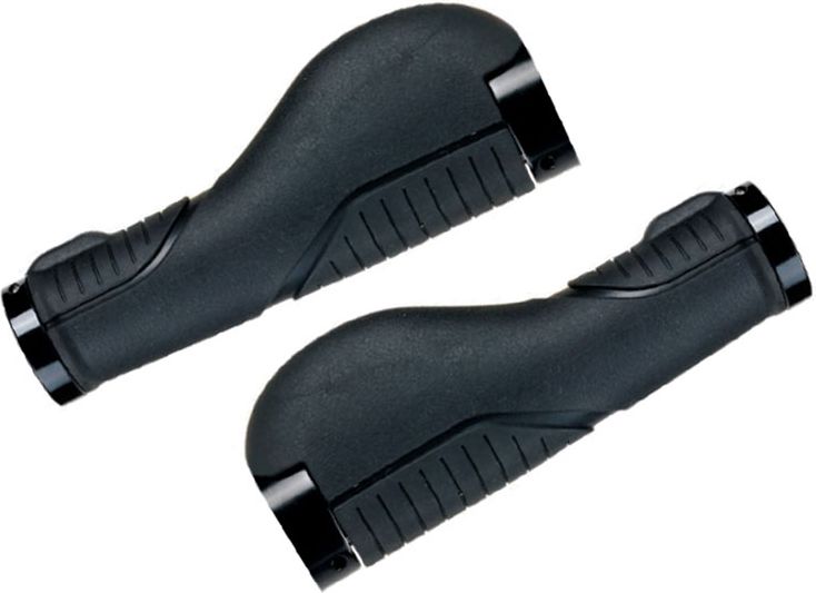 Clarks Chwyty kierownicy CLARK'S CE212 LOCK-ON ergonomiczne czarne klamry aluminiowe CLA-CE-212 (5021646041979)