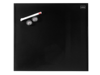 NOBO Diamond board 45x45 cm, black, glass, magnetic biroja tehnikas aksesuāri