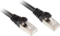 Sharkoon RJ45 CAT.6 SFTP black 0,25m kabelis, vads