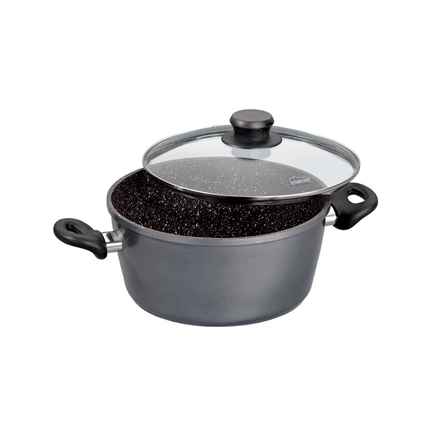 Stoneline | Cooking pot | 6741 | 2 L | 18 cm | die-cast aluminium | Grey | Lid included 6741 (4020728503146) Pannas un katli