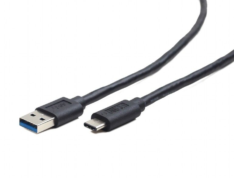 Gembird USB 3.0 AM to Type-C cable (AM/CM), 3m, black USB kabelis