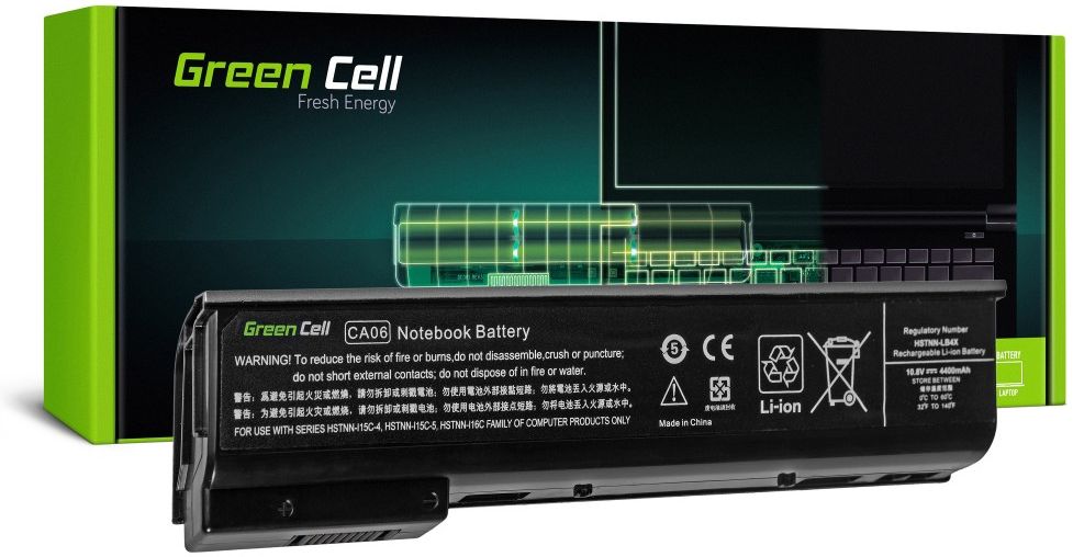 Green Cell for HP ProBook 640 645 650 655 G1 10.8V 4400mAh akumulators, baterija portatīvajiem datoriem