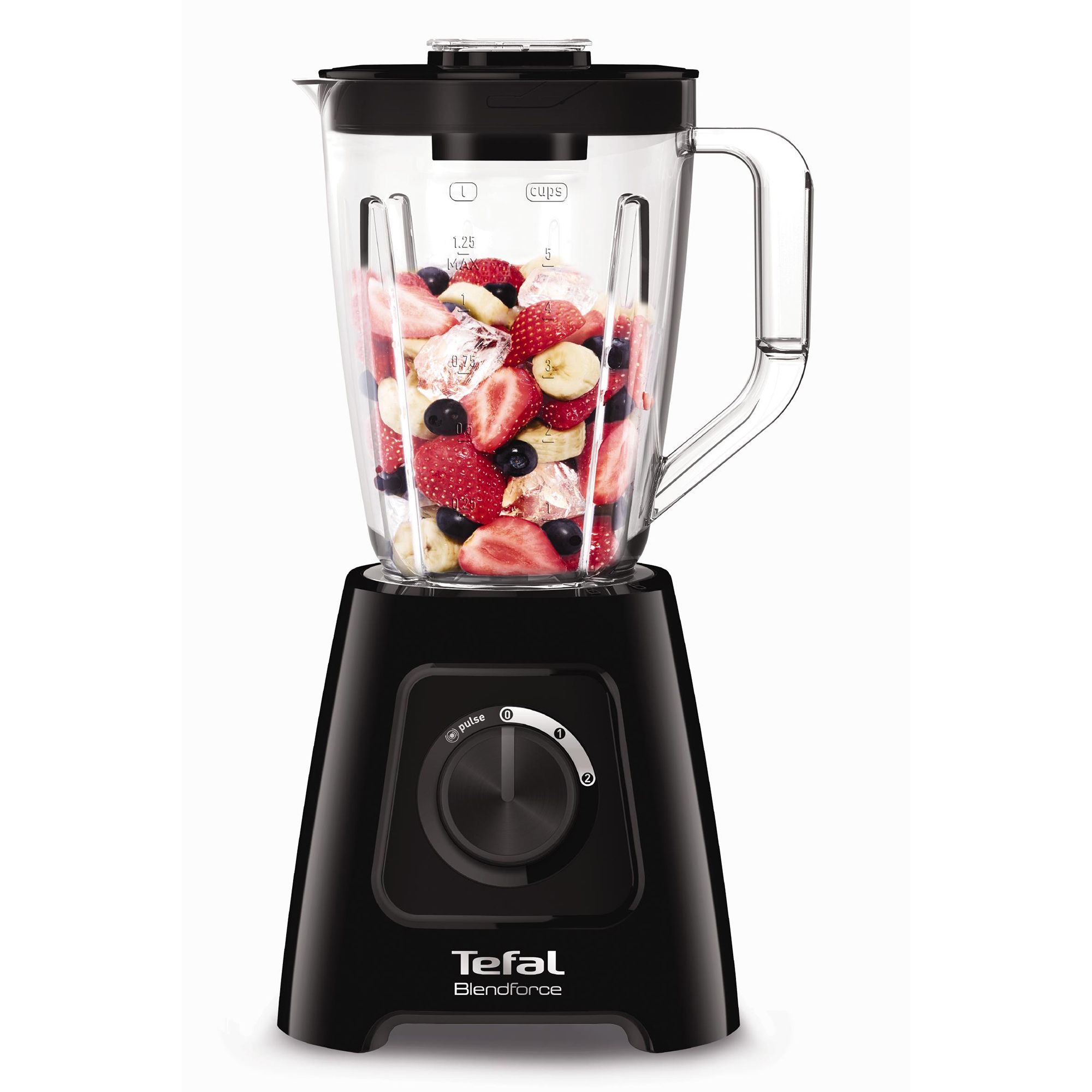 Tefal BlendForce 2 blenderis, 600 W, melns BL420838 Blenderis