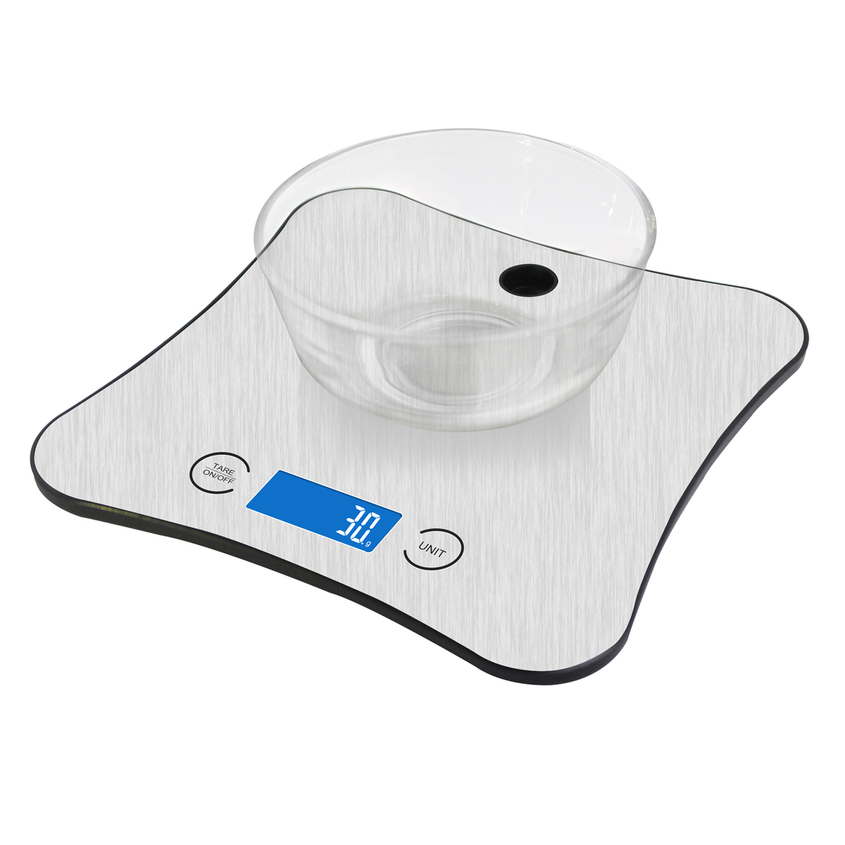Platinet PNKS18 Virtuves svari / Nerūsējošais tērauds / Uzturvielu aprēķināšanas lietotne / Bluetooth virtuves svari