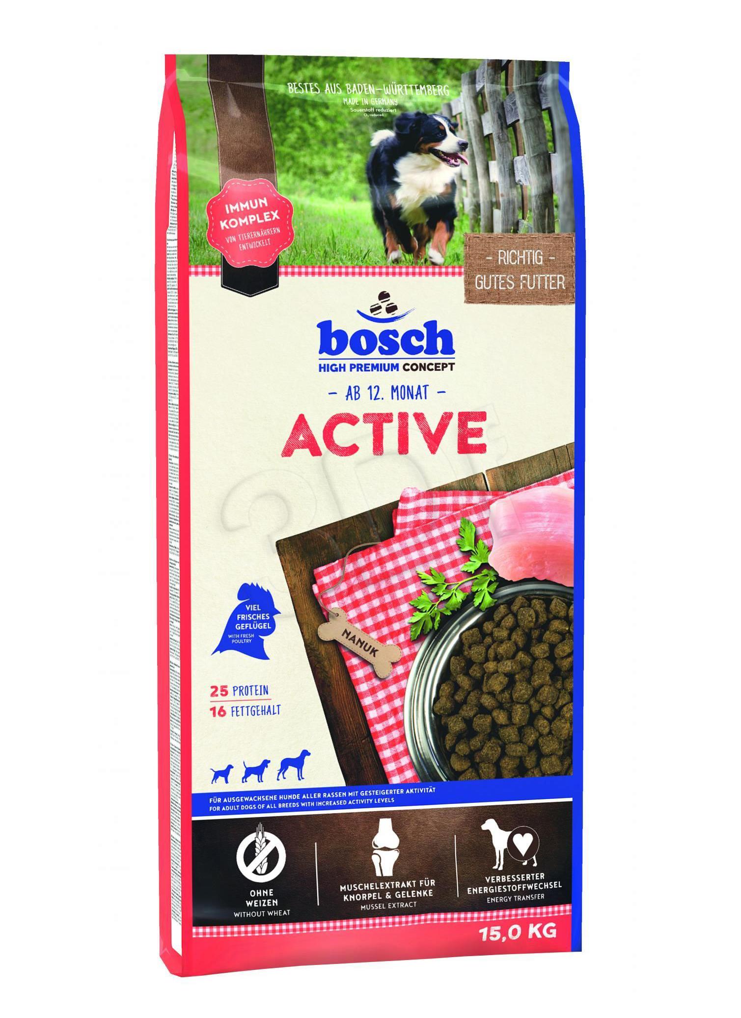 Bosch Active 15kg barība suņiem