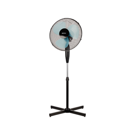 MPM MWP-17/C Stand Fan, Number of speeds 3, 50 W, Oscillation, Diameter 42 cm, Black 5901308018290 Klimata iekārta