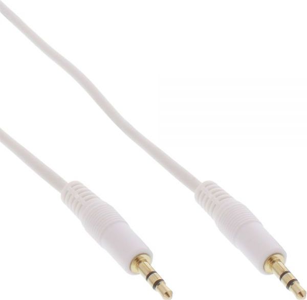 InLine 99942W 2m 3.5mm White Audio Cable (99942W) kabelis, vads