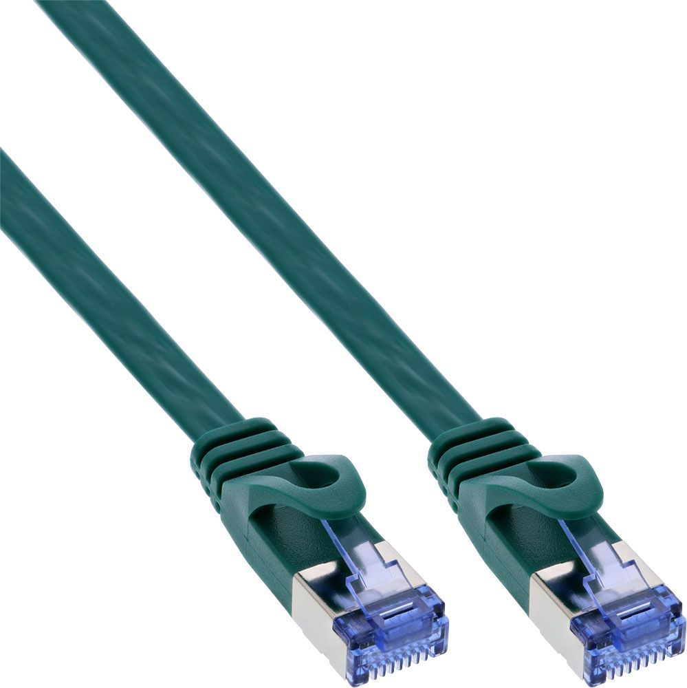 Patch Cable S/FTP, PiMF, Cat 6, green, 1,0 m halogen free, with Draka- Cable and Hiroseplugn TM21 (previous designation S/STP) (71801G) datortīklu aksesuārs