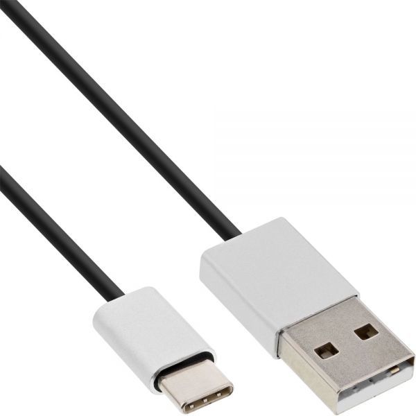 InLine USB-A - USB-C USB Cable 5 m Black (35835) USB kabelis