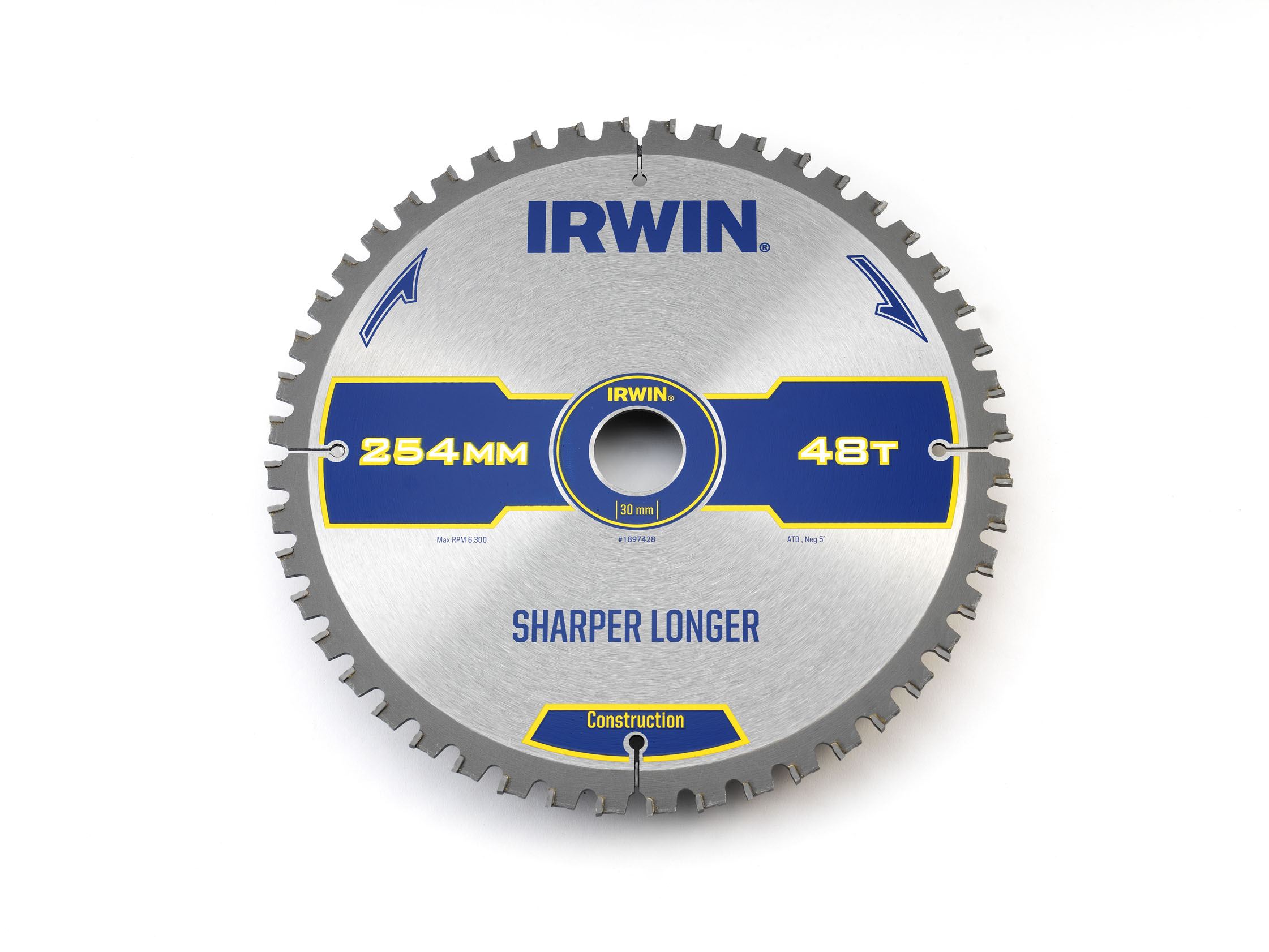 Irwin Pila tarczowa 254x30x2,8mm 48z. - 1897428 1897428 (5706918974284) Elektriskais zāģis