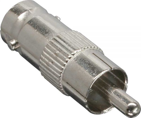 Adapter AV InLine RCA (Cinch) - BNC srebrny (99320)