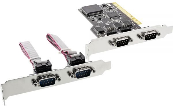 Kontroler InLine PCI - 4x Port szeregowy DB9 (66639I) karte