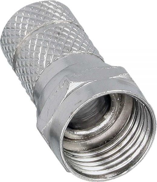 InLine Zlacze Typ F-Wtyczka Kabel koncentryczny z oslona 7mm (69912) Satelītu piederumi un aksesuāri
