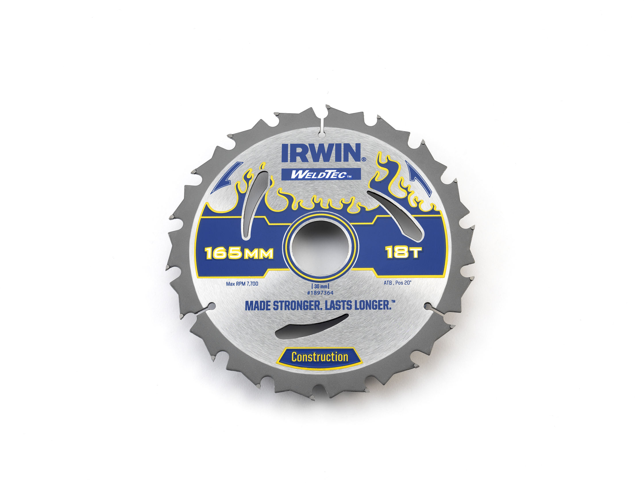 Irwin Pila tarczowa WeldTec 165x30x2,4mm 18z. - 1897364 1897364 (05706918973645) Elektriskais zāģis