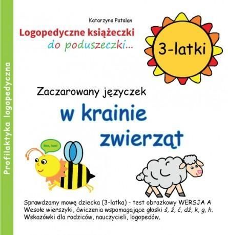 Zaczarowany jezyczek w krainie zwierzat 3 latki 190656 (9788394288914) Literatūra