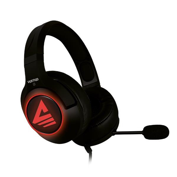 Savio Vertigo 7.1 virtual surround black-red austiņas