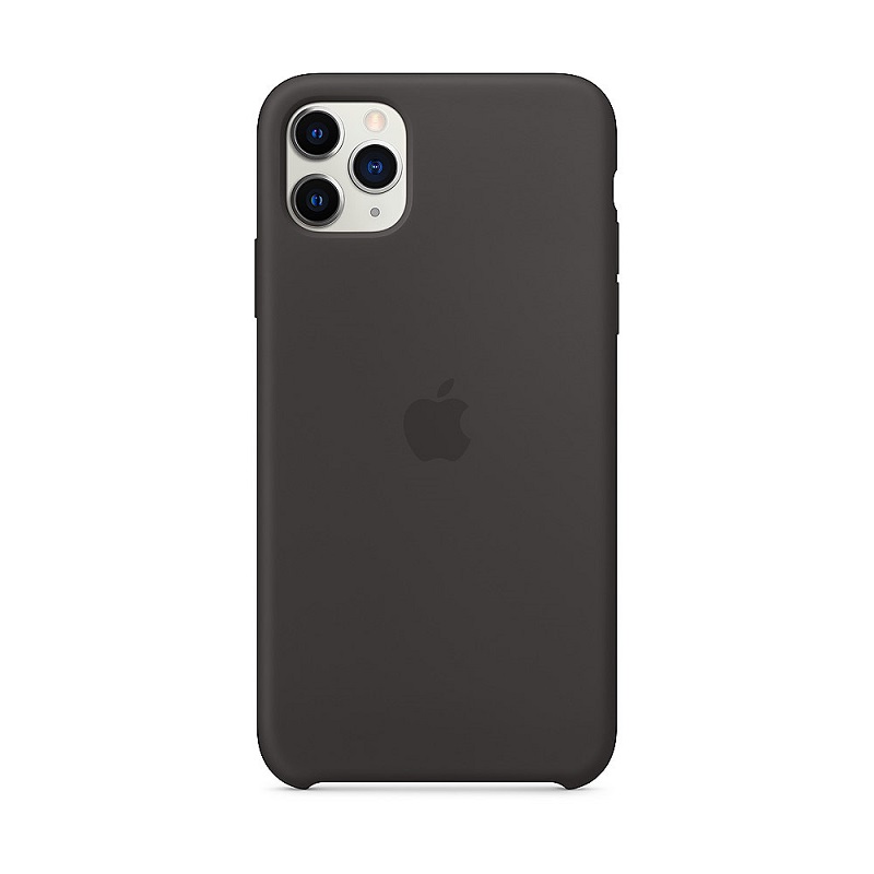 Apple iPhone 11 Pro Max Silicone Case Black    MX002ZM/A maciņš, apvalks mobilajam telefonam