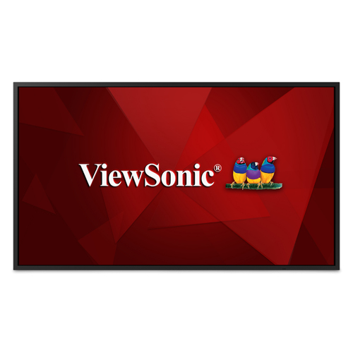 ViewSonic 55 LED commercial display,  3840x2160, 350nits, 16 GB  766907007244 publiskie, komerciālie info ekrāni